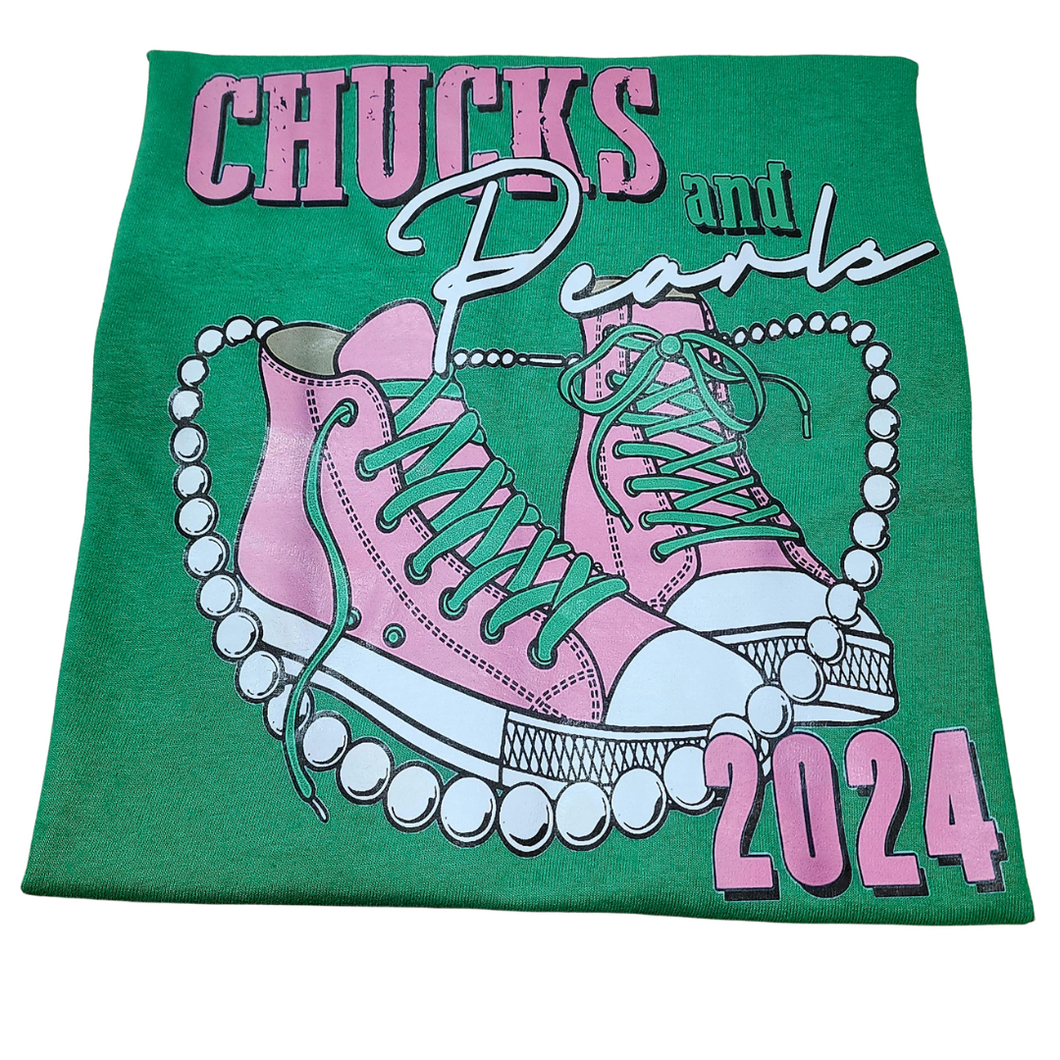 Chucks & Pearls Tee