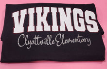 Load image into Gallery viewer, Custom Glitter School Spirit Tee or Crewneck

