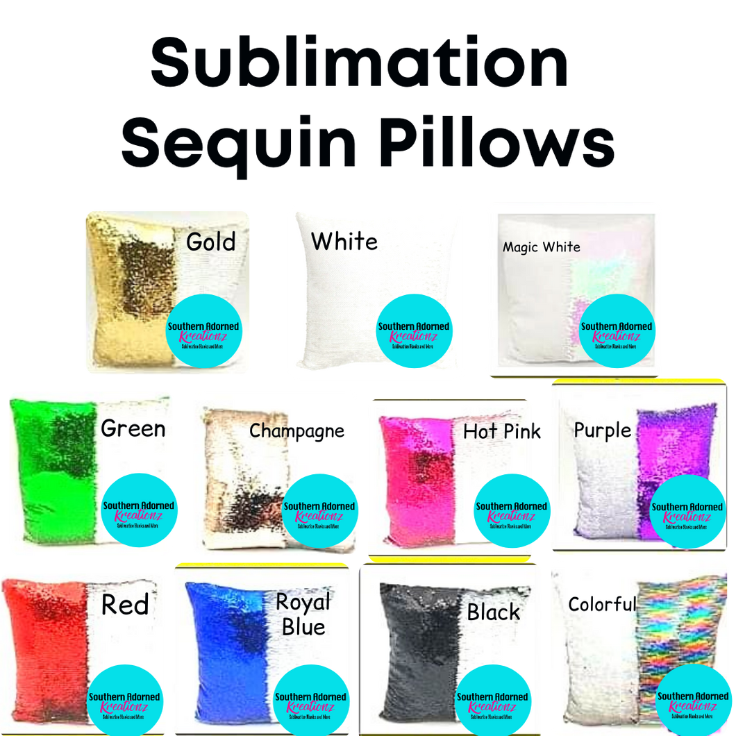 9 Panel Sublimation Pillow Case Cover (no insert included) – Southern  Adorned Kreationz Blanks & More